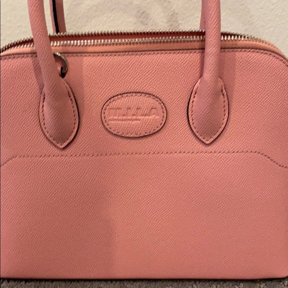 Rose colored M.I.L.A. Purse satchel handbag - Picture 2 of 5
